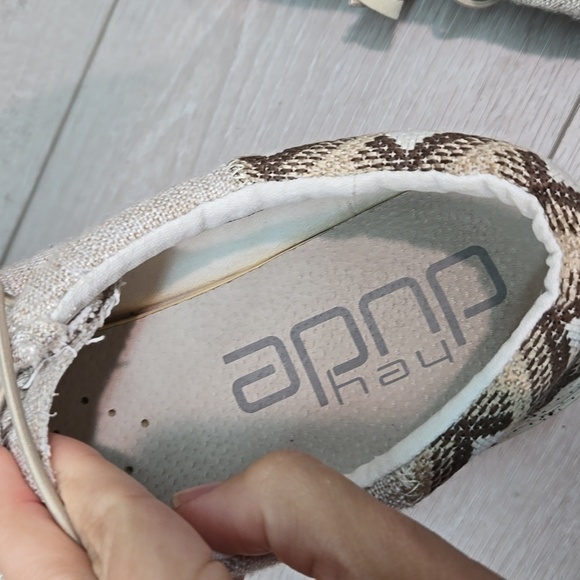 Hey Dude Mens Wally Funk Aztec Beige Loafer Slip on shoes sz 13 - Picture 12 of 12